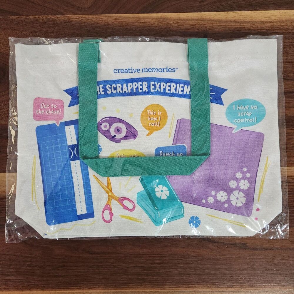 Creative Memories The Scrapper Experience Tote Bag 2025 Secret Box Bonus 17x13"